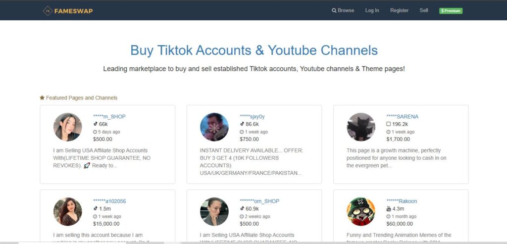 dove-comprare-account-instagram-marketplace-specifici-fameswap
