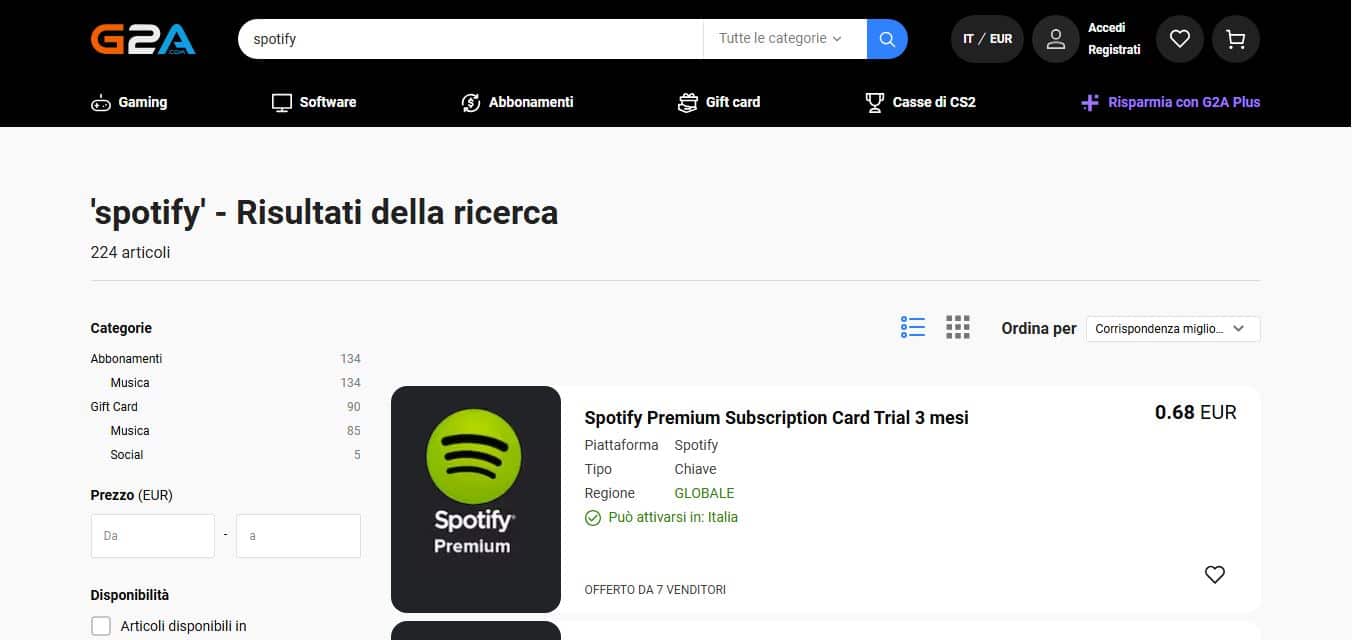 spotify-family-alternative-legali-economiche-g2a